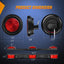 Kit luces LED remolque 6" trasera 2" lateral rojo ámbar 12V