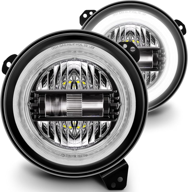 Faros LED redondos 9pulg repuesto Jeep Wrangler JL JLU