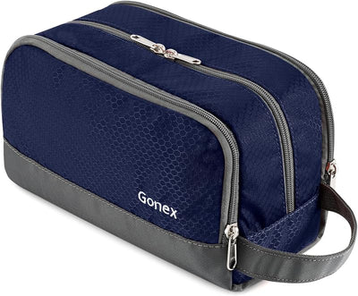 Neceser viaje nailon bolsa afeitado organizador artículos Azul
