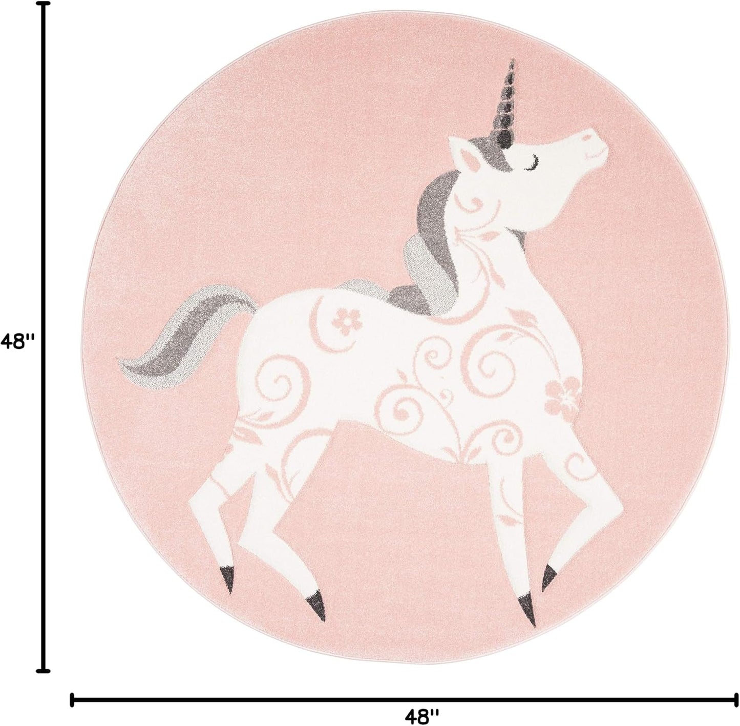 Alfombra unicornios para salón set y bebé