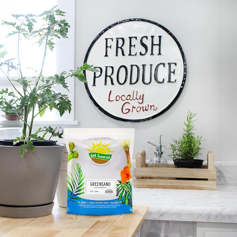 Aditivo suelo Greensand 2.27kg para jardinería en contenedores