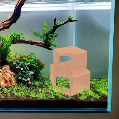 Cueva para camarones tanque acuario decoración duradera