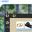 Pantalla privacidad 8x12ft con ojales cubierta valla patio