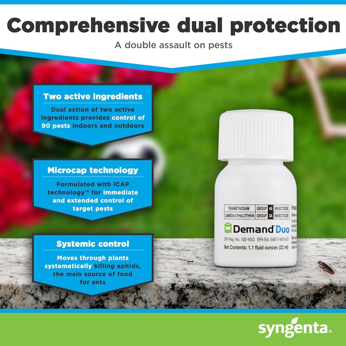 Pesticida Demand Duo 1 Unidad Blanco