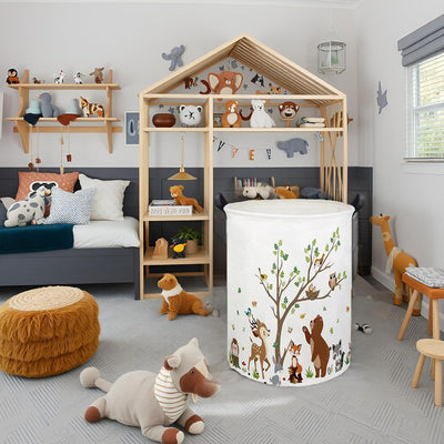 Cesta ropa sucia bebé decoración habitación