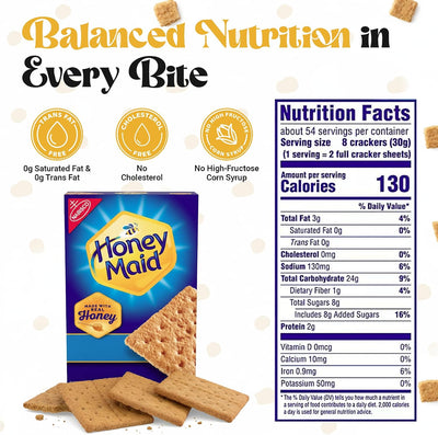 Galletas Graham Honey Maid 14.4oz 27 unidades