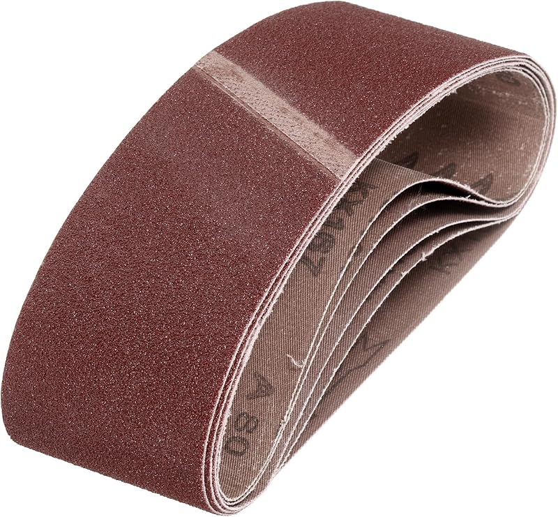 Correas lijado 3x21pulg 5pzas aluminio carpintería