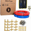 30 Tubo PEX-B 1/2" 2x100 ft accesorios latón engarzado
