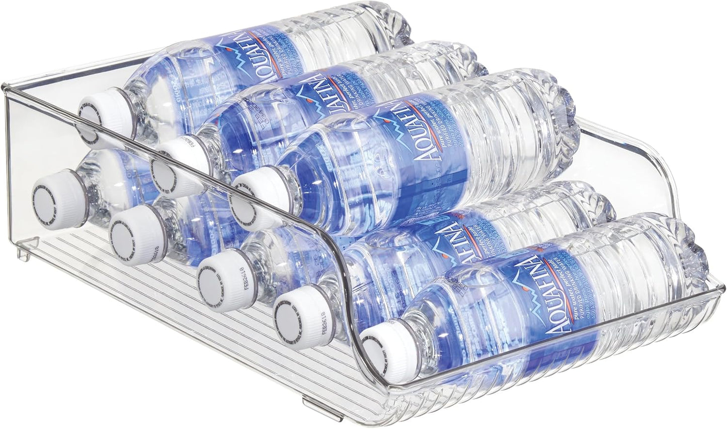 Organiz. botellas agua nevera transparente EE.UU.