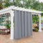 Cortinas opacas impermeables para patio 1 panel