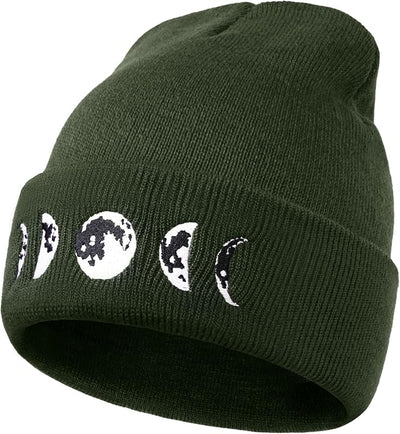 Gorro gótico con cráneo para invierno hombres y mujeres