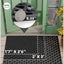 Tapete puerta exterior impermeable con drenaje 24x36pulg