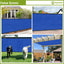 Malla privacidad 4x25ft red 90% bloqueo pared exterior