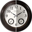 Reloj termómetro higrómetro metal 24pulg