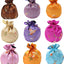 Bolsas joyería con cordón brocado seda 9 Pzas