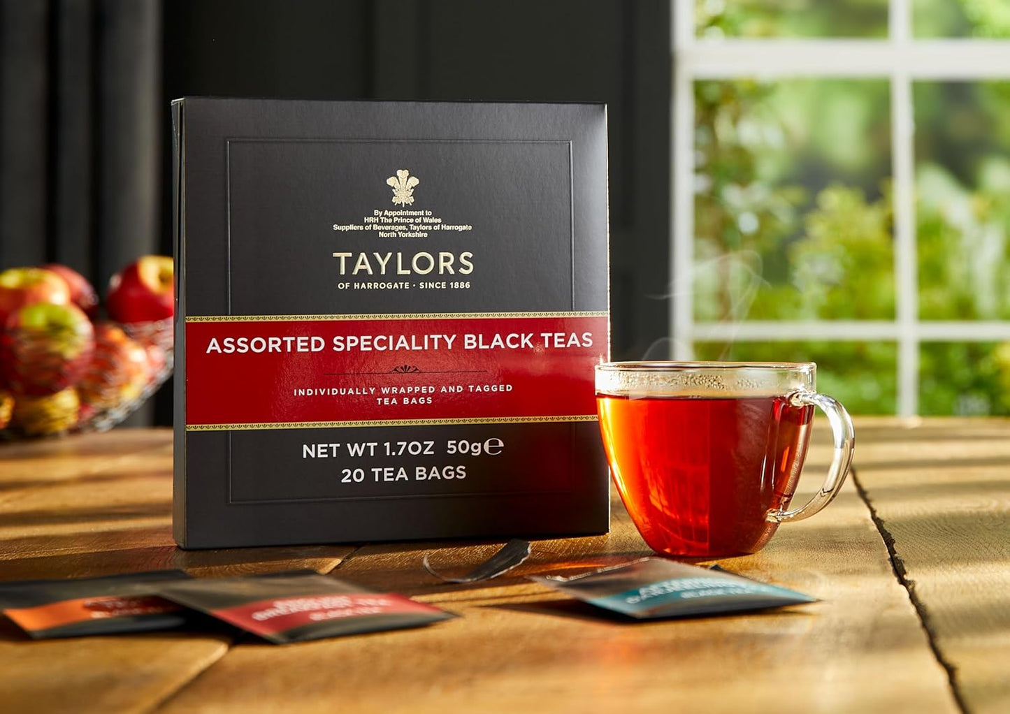 Caja regalo tés negros especiales Taylors 20uds