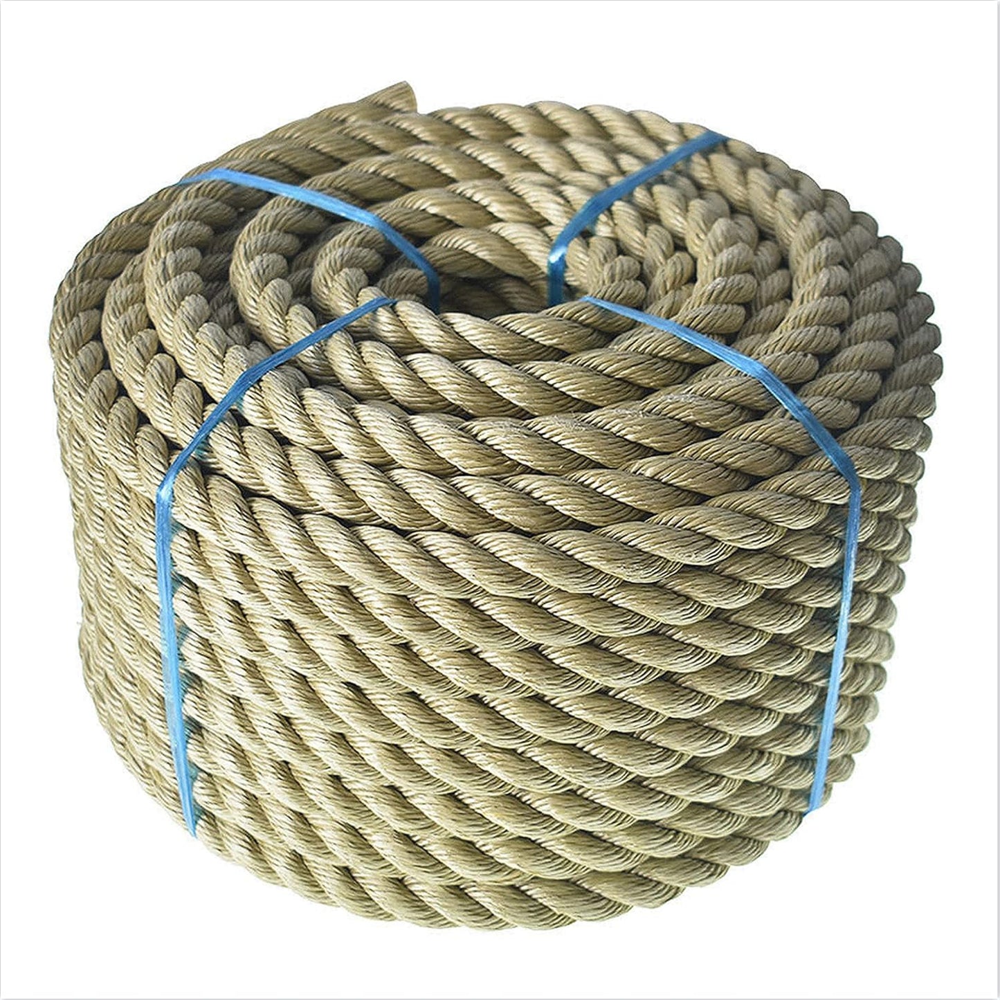 Cuerda trenzada 3 hebras 3/4pulg 100ft decoración