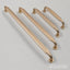6 Tiradores Gabinete Cobre Champagne 7-1/2pulg Modernos