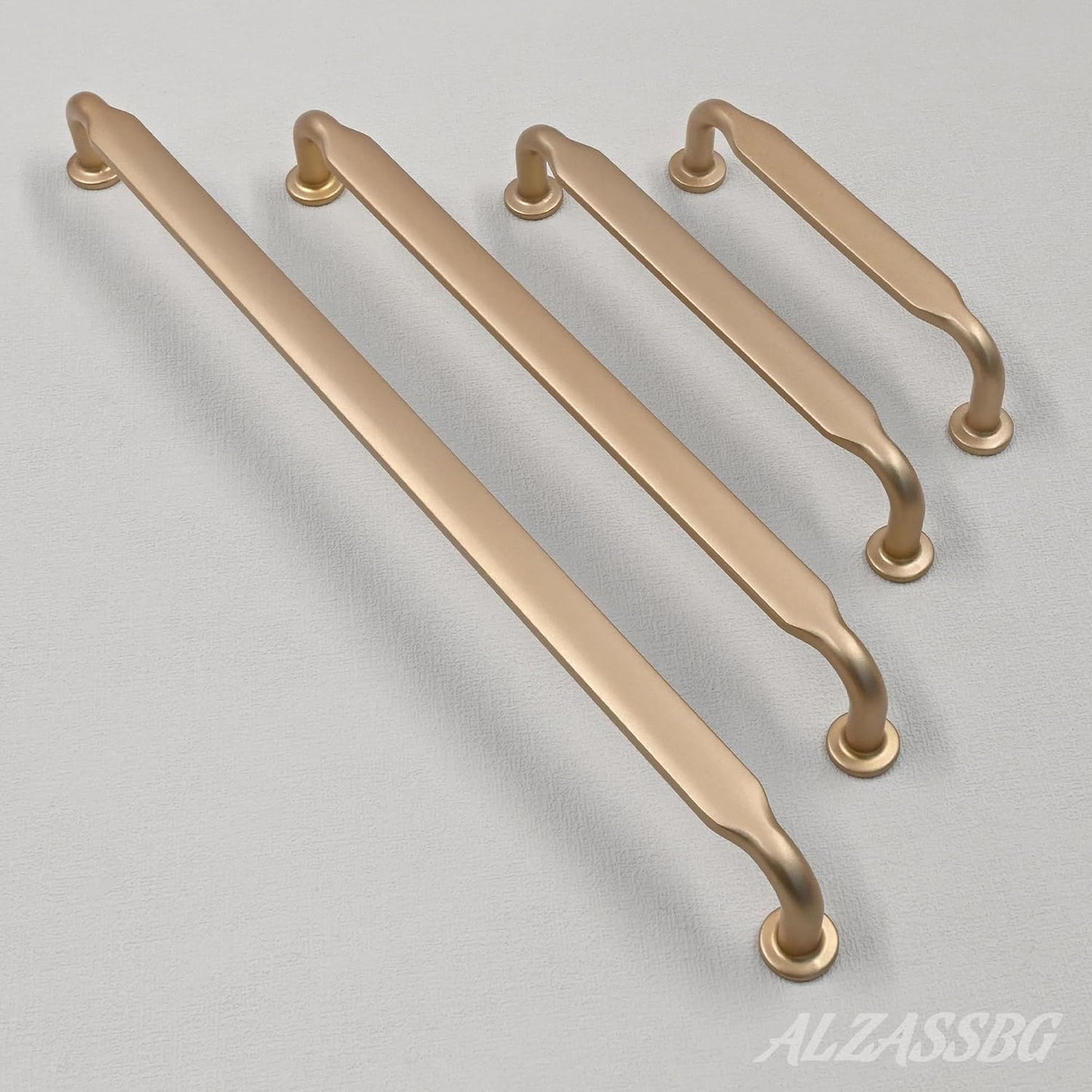 6 Tiradores Gabinete Cobre Champagne 7-1/2pulg Modernos