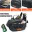 Cangurera táctica hombre Molle 1000D Cordura negro