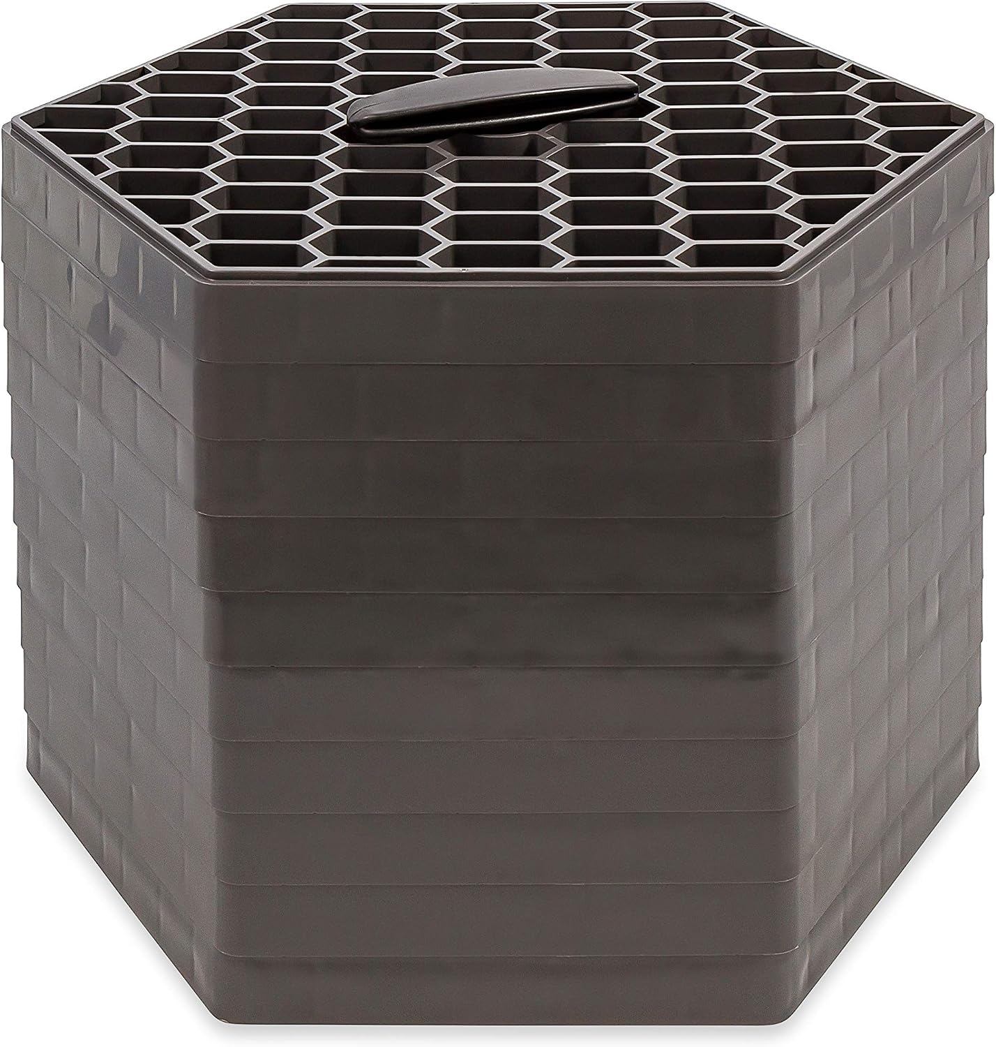 Bloques paso portátiles carbón apilables pack 10