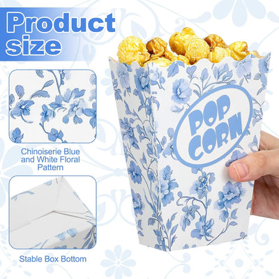 50 Cajas Palomitas Vintage para Fiesta Navidad