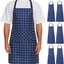 Delantal cocina ajustable 33x27pulg resistente agua y aceite