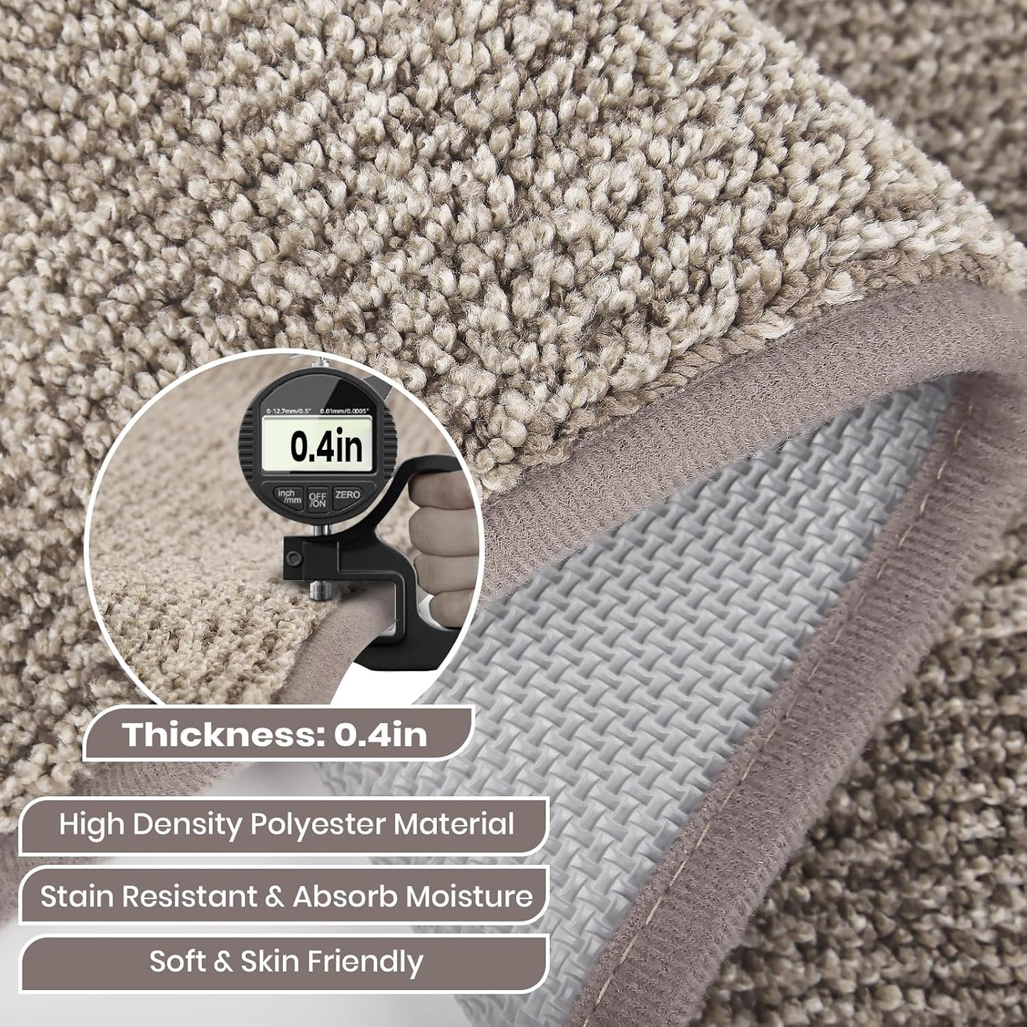 Alfombra cocina antiderrap 60x90cm para baño dormitorio