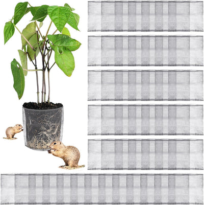 150 Unids Malla Acero Inox 1gal Protector Raíces Jardín