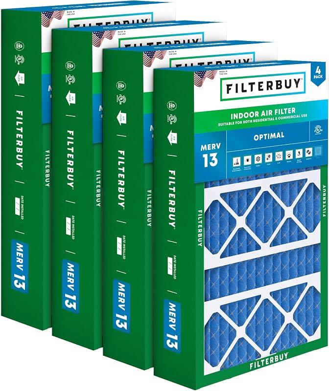 Filtros aire horno MERV 13 AFB Platinum 4 Uds