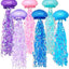 6 Linternas Colgantes Medusas Multicolor Decoración Océano