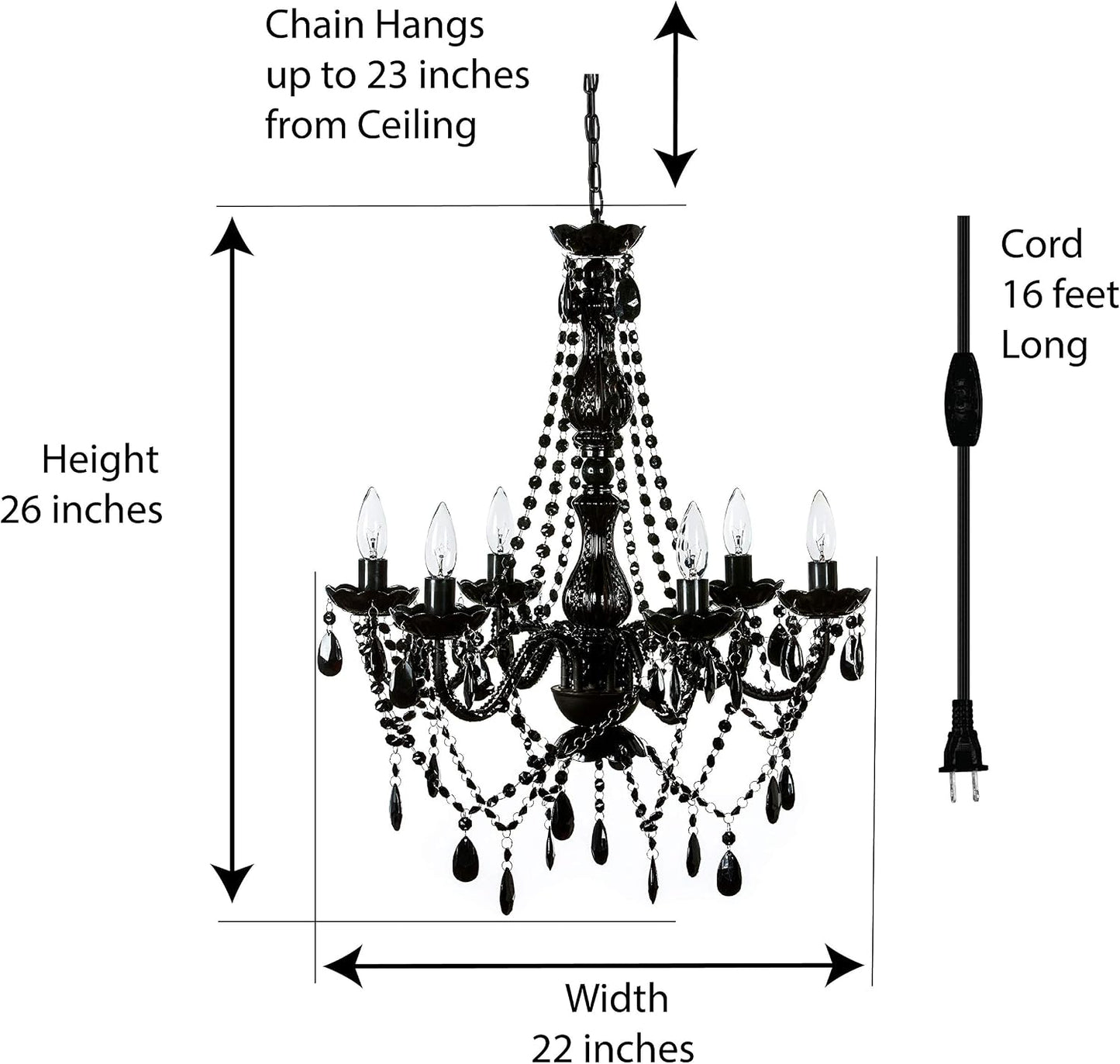 Candelabro telaraña para techo