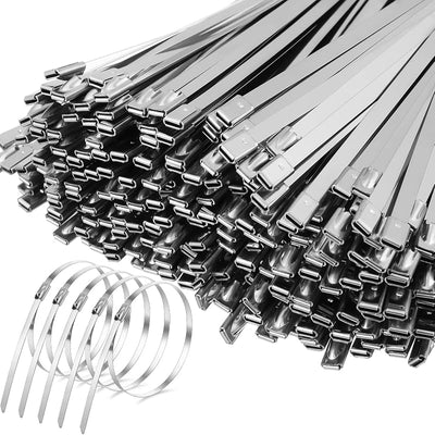 300 Bridas Acero Inox AutoBloqueo 11.8pulg