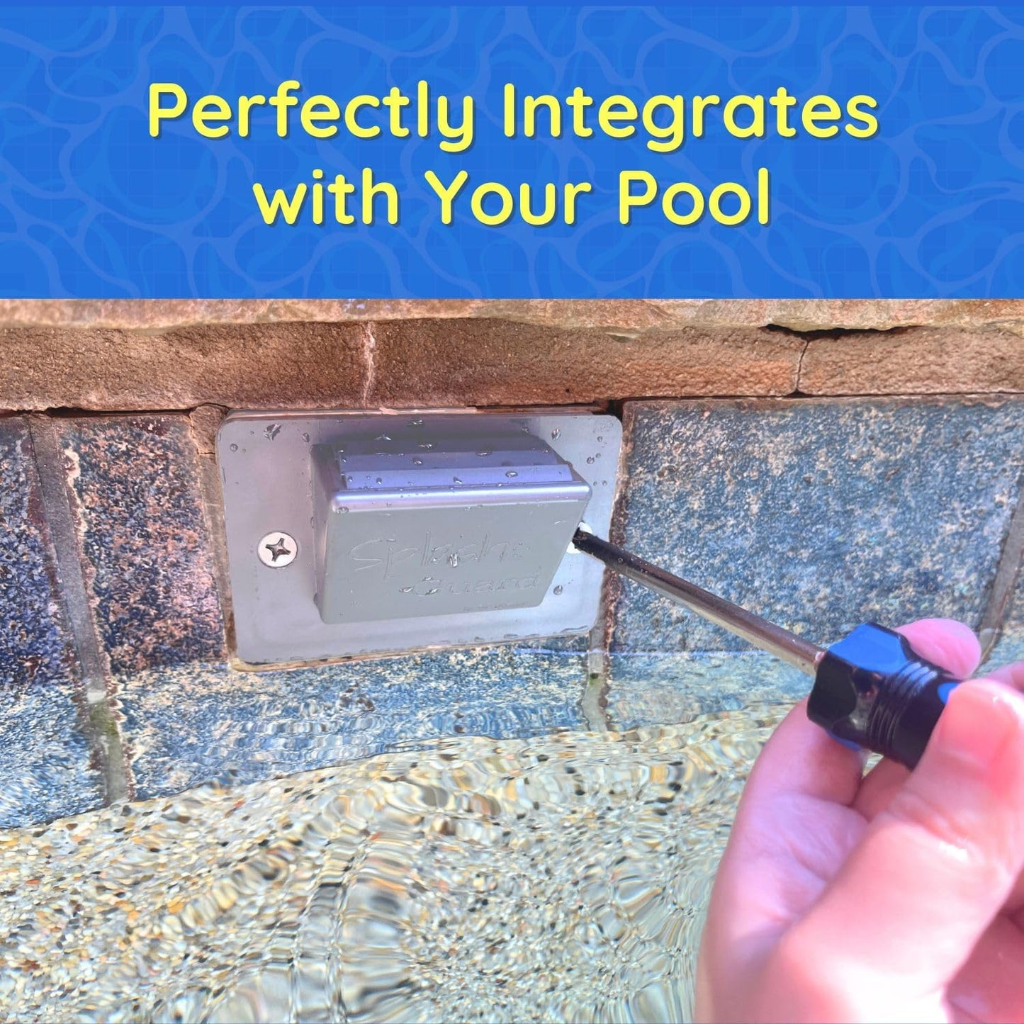 Protector salpicaduras piscina fácil instalación duradero