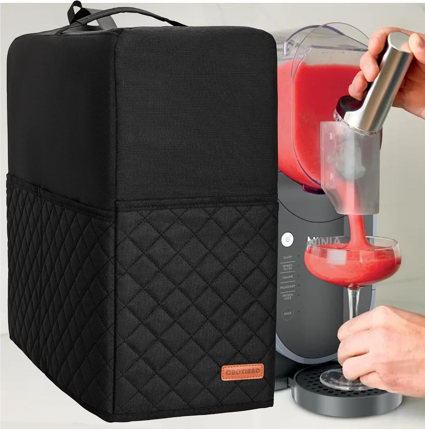 Cubierta antipolvo plegable para máquina granizado Ninja