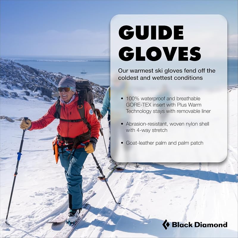 Guantes esquí hombre impermeables con Gore-Tex