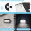 Luces led pared exterior 70w 10500lm 2 pack cert ul