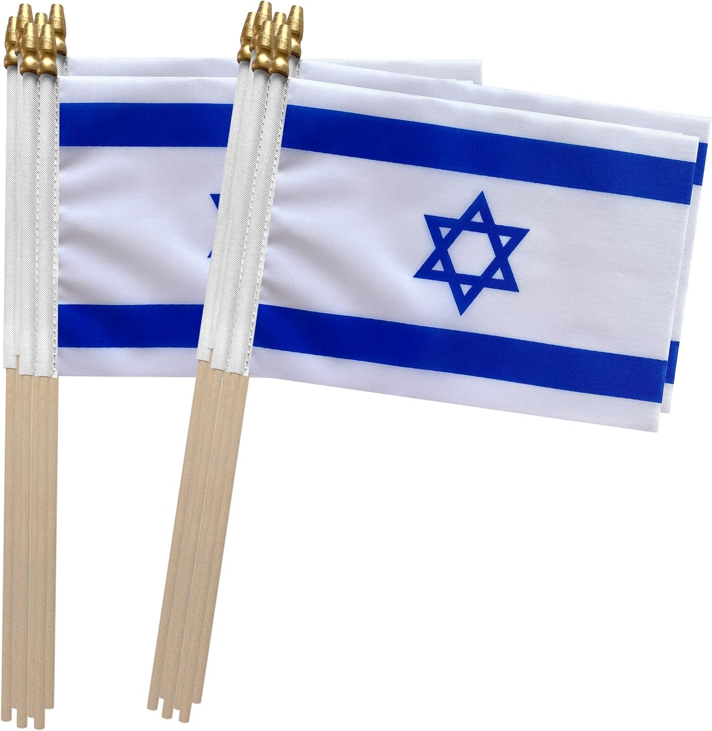 Banderas israelíes 5x8" pack 12