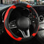 Funda volante microfibra transpirable antiderrap negro rojo