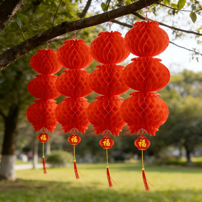 Linterna Roja Caballo Zodiaco Año Nuevo Vietnamita
