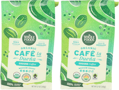 Café molido orgánico La Duena 12oz pack 2
