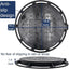 Tapa alcantarilla hierro fundido 16" base negro clase B
