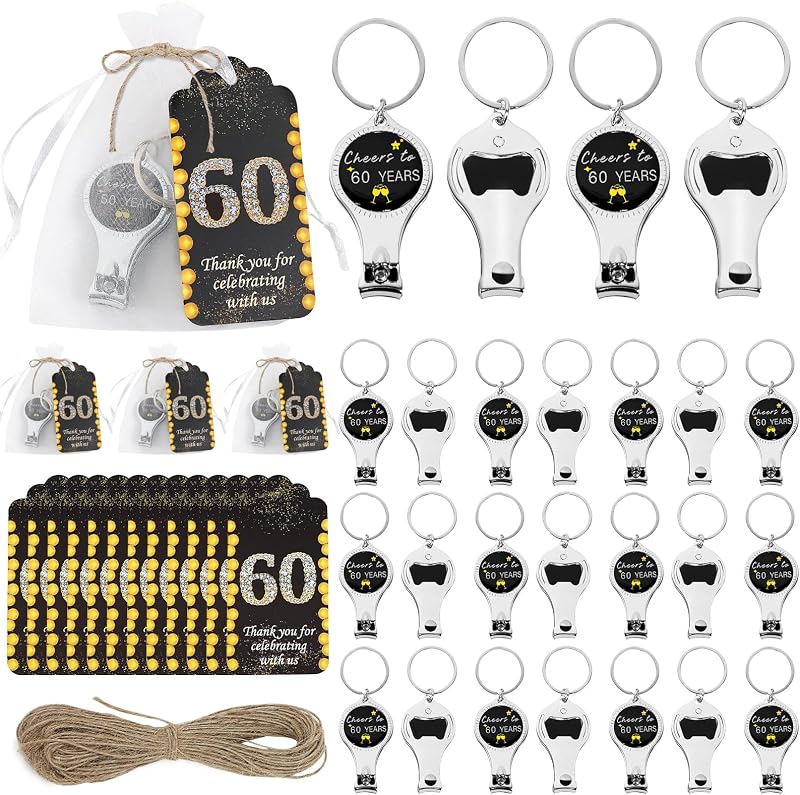 Set 25 llaveros abridor botellas organza fiesta