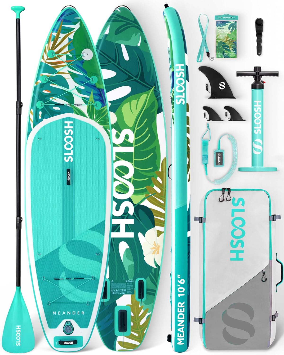 Tabla remo inflable 10'6" EVA antiderrap con accesorios