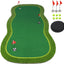 Alfombrilla práctica golf verde para interiores y exteriores