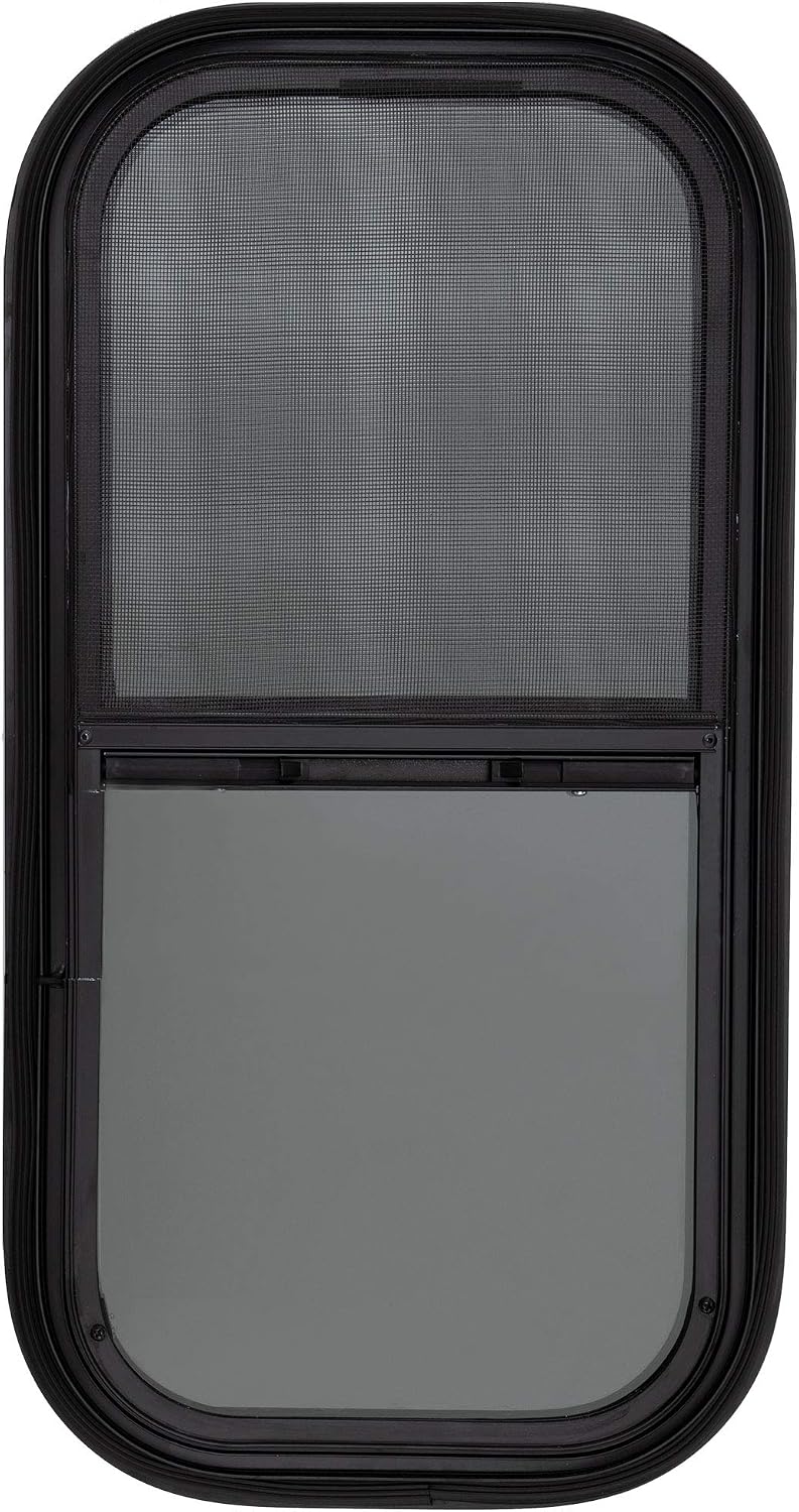 Ventana RV 30x61cm estilo gota vertical deslizante con kit