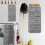 2 Pack Organiz. Joyas Colgante con 80 Bolsillos Cremallera