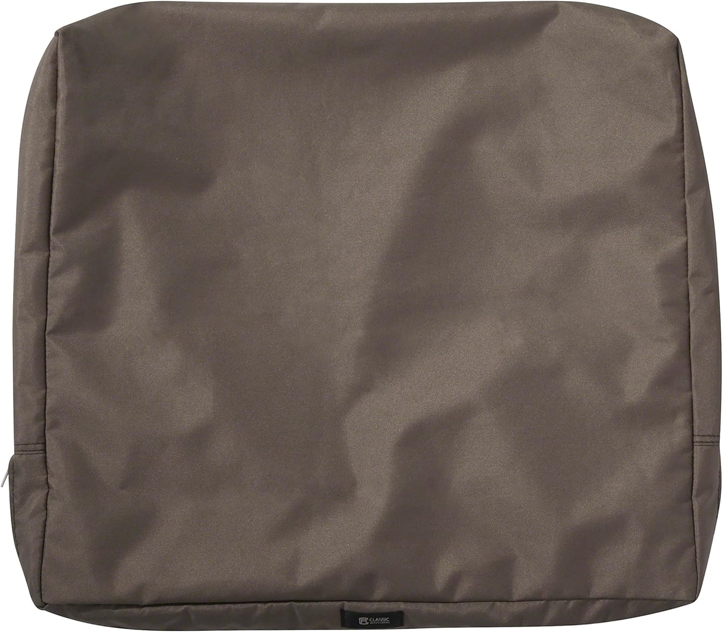 Funda cojín exterior 23x20" resistente al agua gris topo