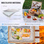 Set cesta picnic mimbre manta impermeable forro aislado
