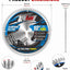 Hoja sierra aluminio 10pulg dientes TCG carburo 100T eje 5/8